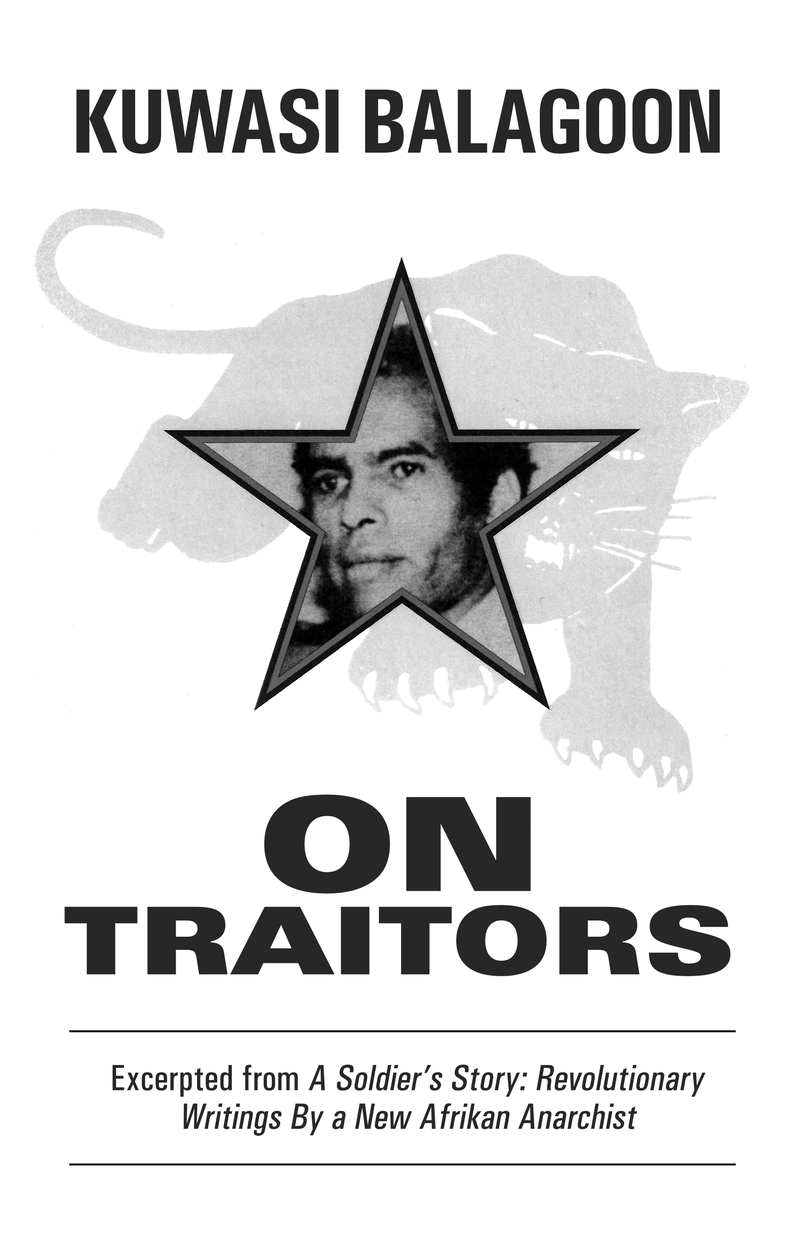 “On Traitors” – Kuwasi Balagoon